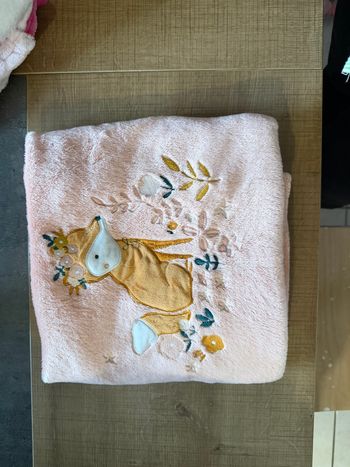 Plaide bébé fille lot de 4