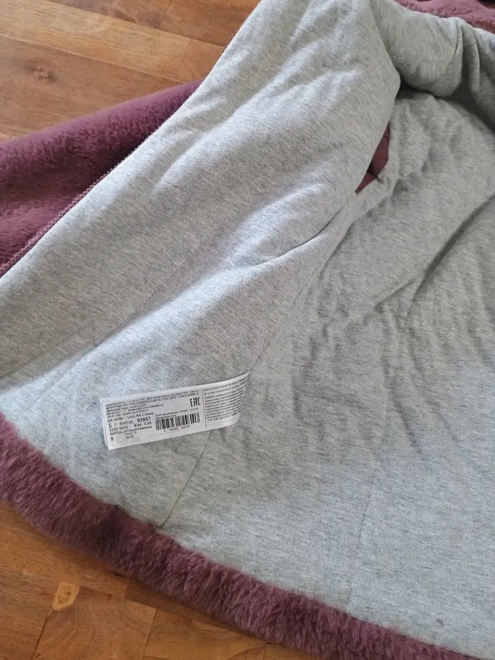 Manteau zippé fausse fourrure - photo numéro 4