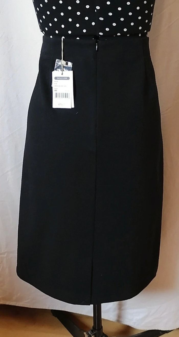 Jupe automne hiver noir argenté Taille 46 Diane Laury - photo numéro 5