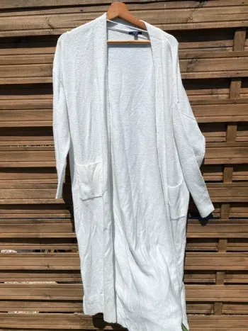 Gilet long blanc