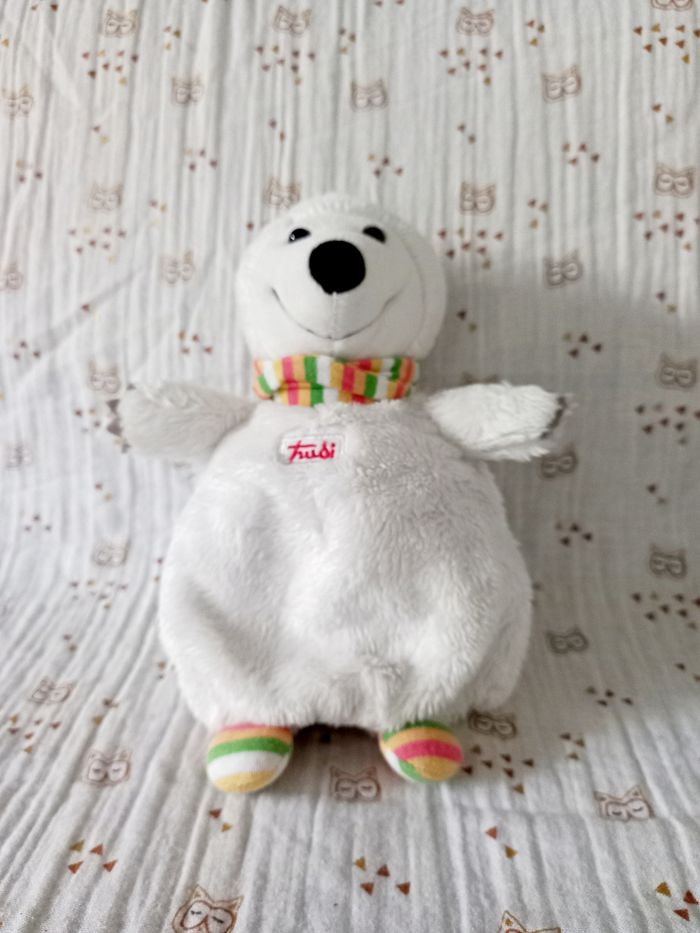 Doudou peluche ours pingouin Trudi - photo numéro 3
