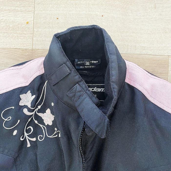 Mac Adam Blouson de moto Vicky Femme Exclusive Biker Noir et Rose motard (Taille 38) - photo numéro 2