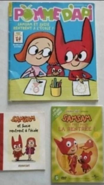 Magazine pomme d'api avec mini livre et DVD