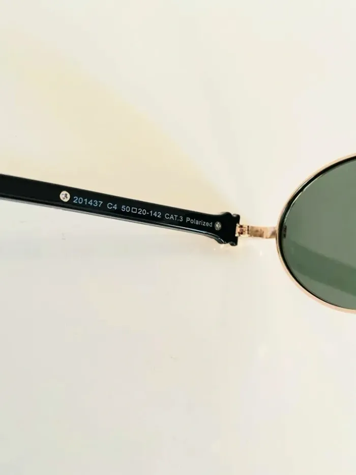 Lunette de soleil ovale mixte Polarisée verres verts uvprotection catégorie 3 - photo numéro 6