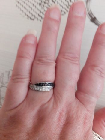 Bague avec zirconias