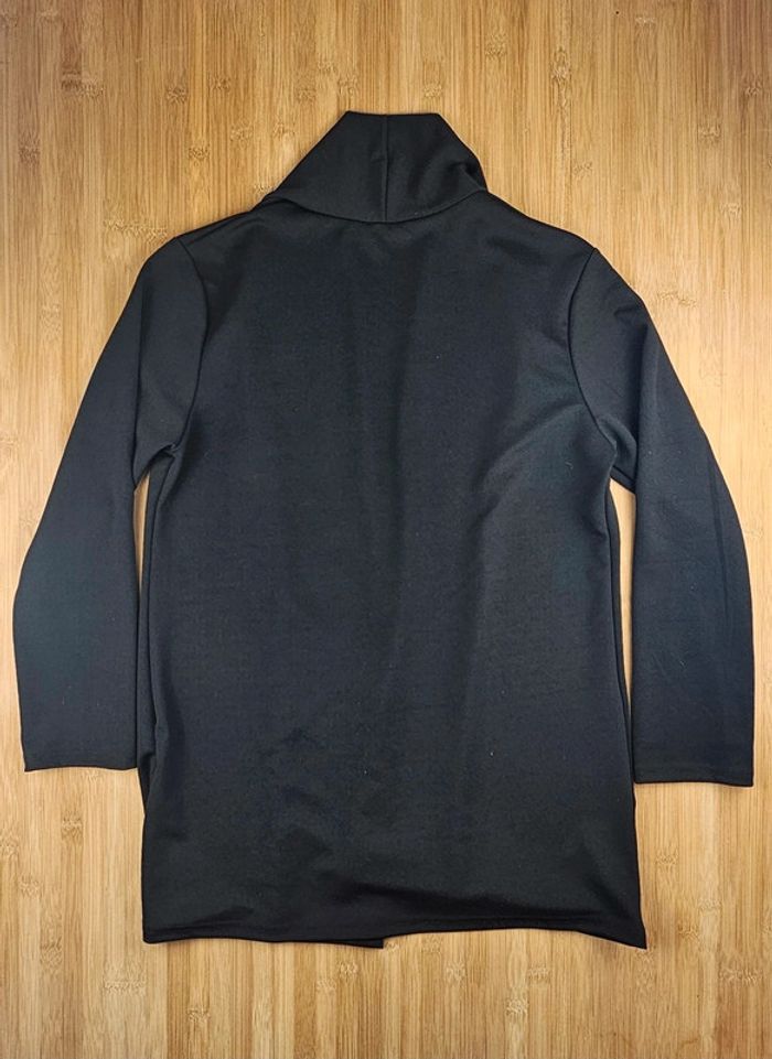 Veste mi-longue noire - photo numéro 5