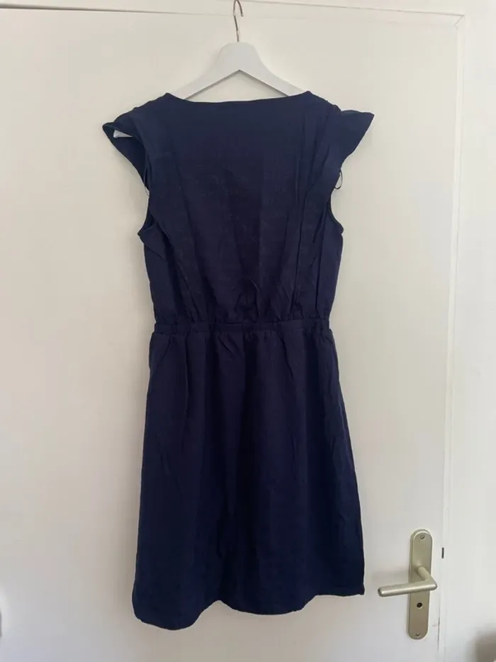 Robe bleu marine NafNaf 38 - photo numéro 5