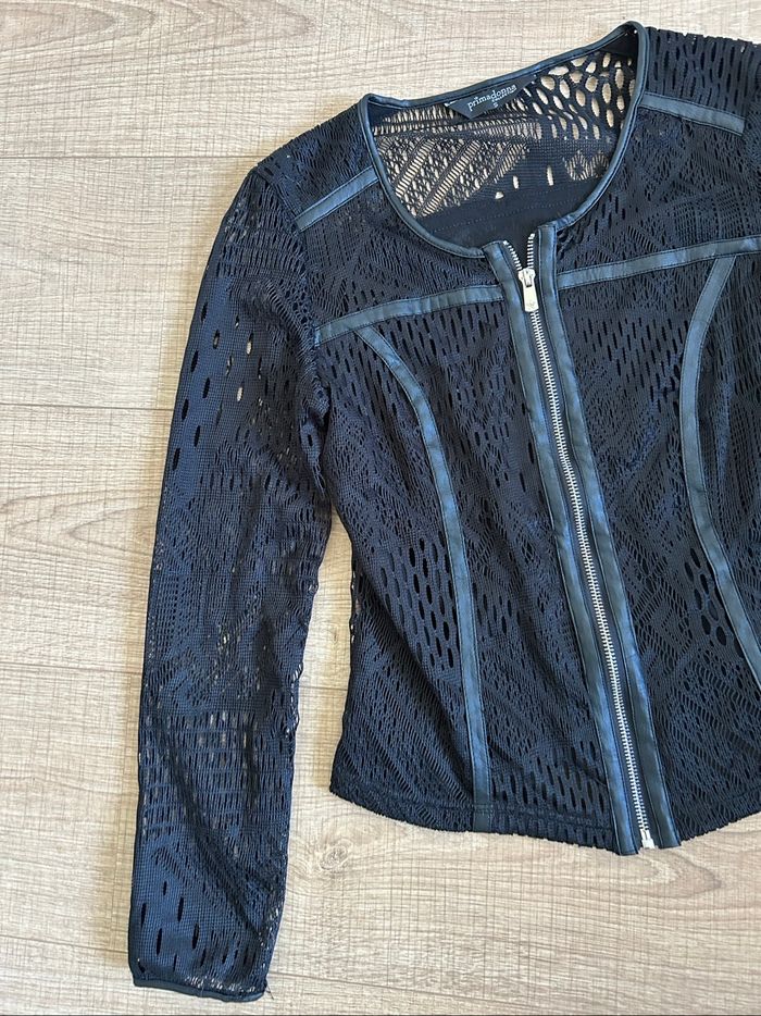 Veste noire en dentelle Primadonna taille S comme neuve - photo numéro 9