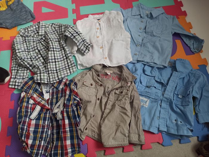 Lot de 6 chemises 12 mois - photo numéro 2