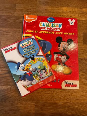 Livre Disney Junior La maison de Mickey Numero 7 avec le DVD Numéro 7