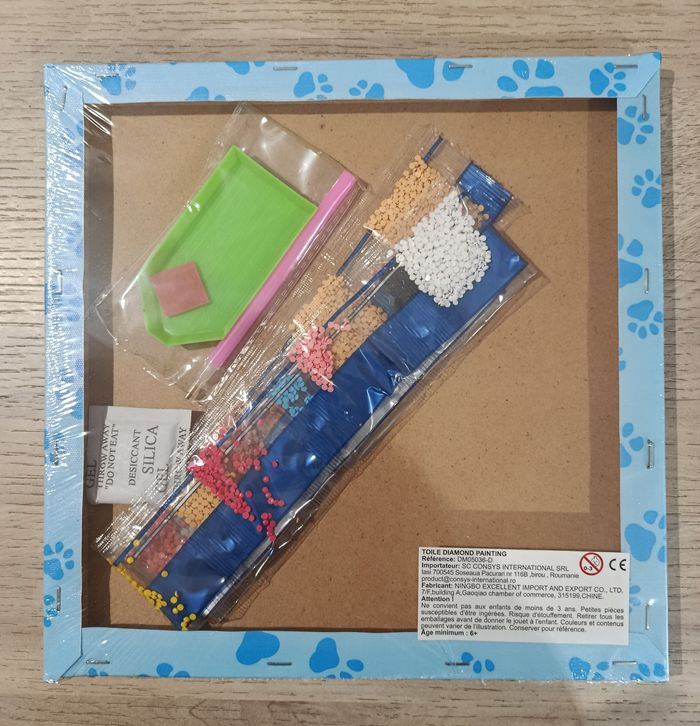 Diamond painting sur toile - Chaton - photo numéro 2