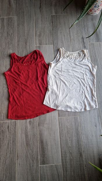 Lot de 2 débardeur marque gémo, taille s