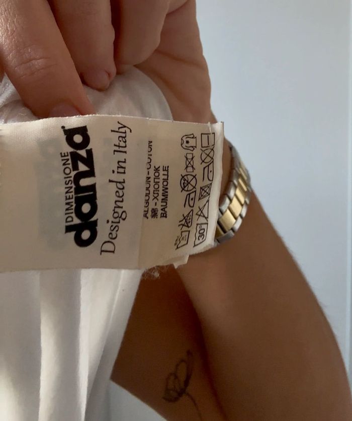 Débardeur tie and dye gris et blanc taille M - danza - neuf sans étiquette - photo numéro 5