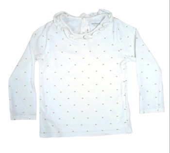 T-shirt petit cœur 2 ans