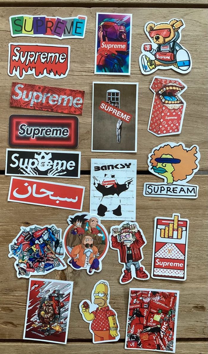 19 Stickers streetwear