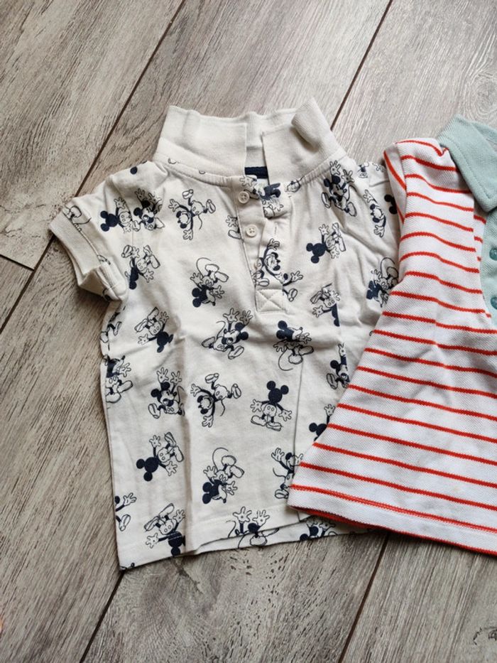 Lot 2 polos 9 mois Kiabi - photo numéro 2