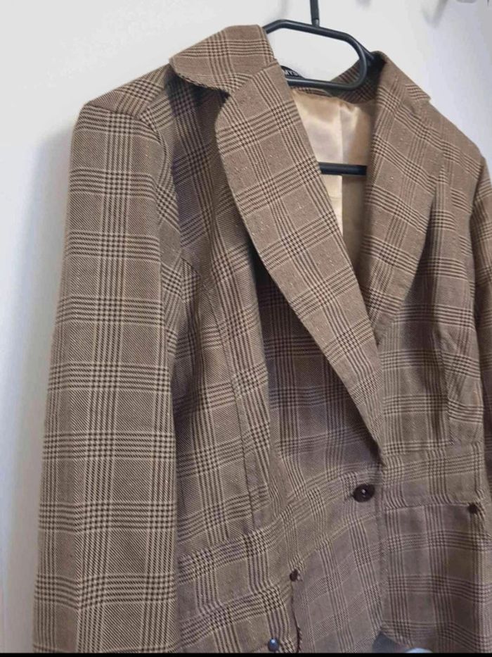 Blazer  dorée  taille  38 - photo numéro 2
