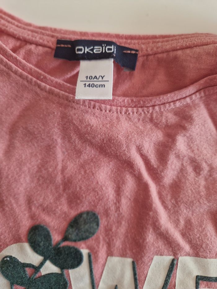 T-shirt manches longues fille 10 ans Okaïdi - photo numéro 3