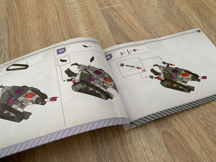 Notices deux livrets Lego Kre-o Transformers 98812 Battle for Energon Optimus Prime Megatron - photo numéro 3