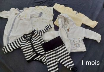 Linge mixte 0-1mois