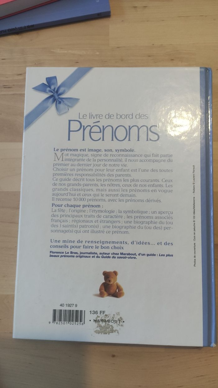 Livre de bord des prénoms de florence lebas - photo numéro 2