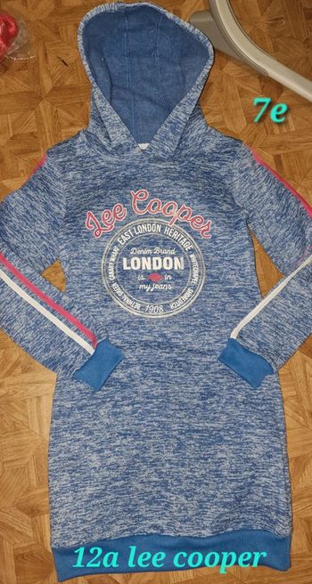 Robe capuche epais 12ans lee cooper neuf