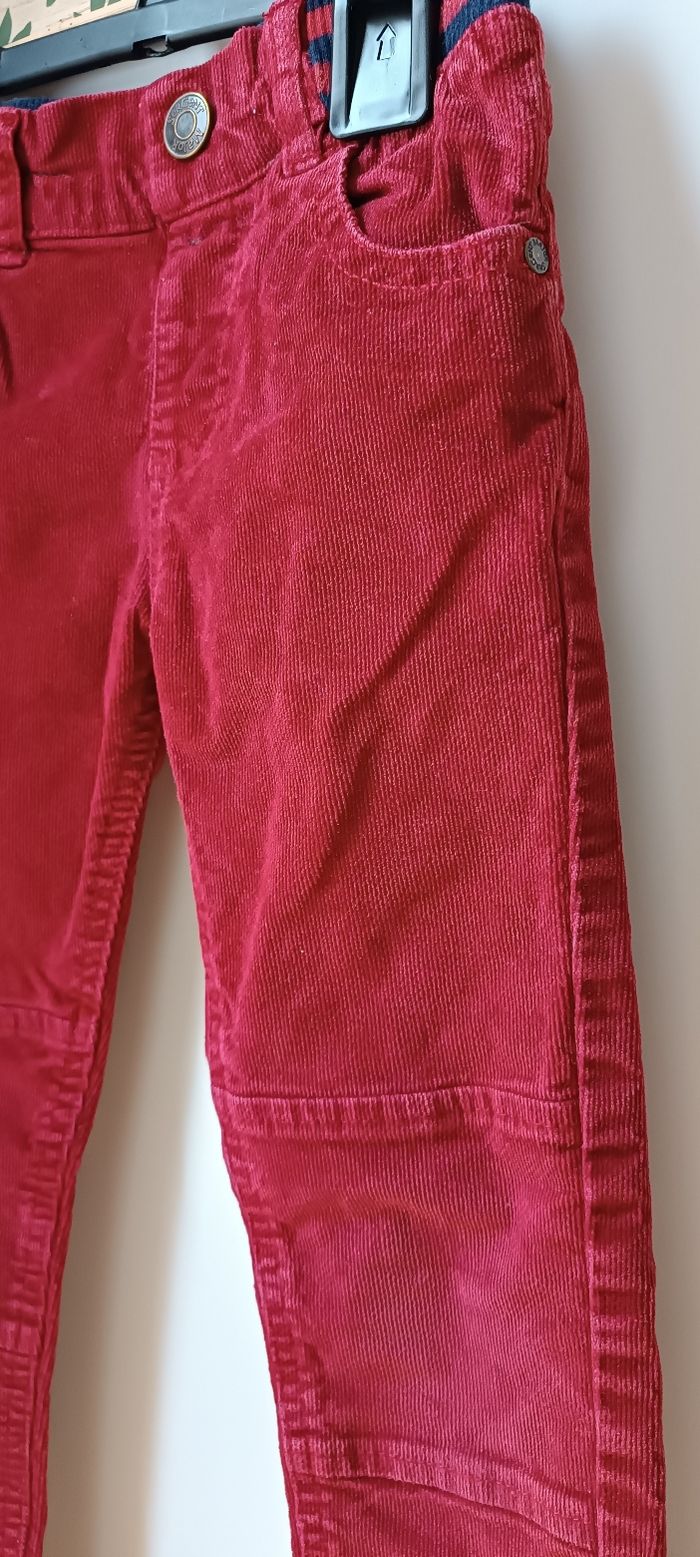 Pantalons Rouge Et Beige Différentes Marques Garçon Lot De 2 - photo numéro 4