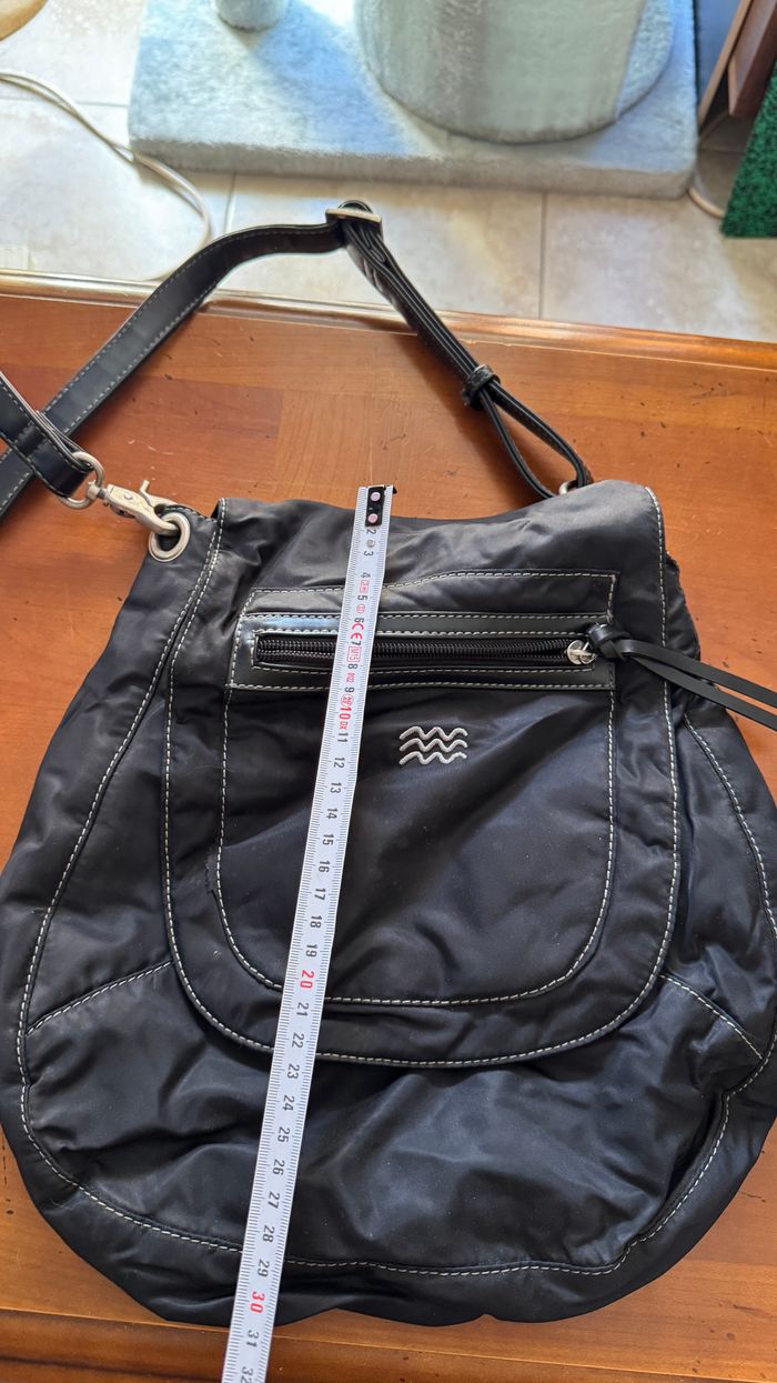 Sac noir en tissus - photo numéro 3