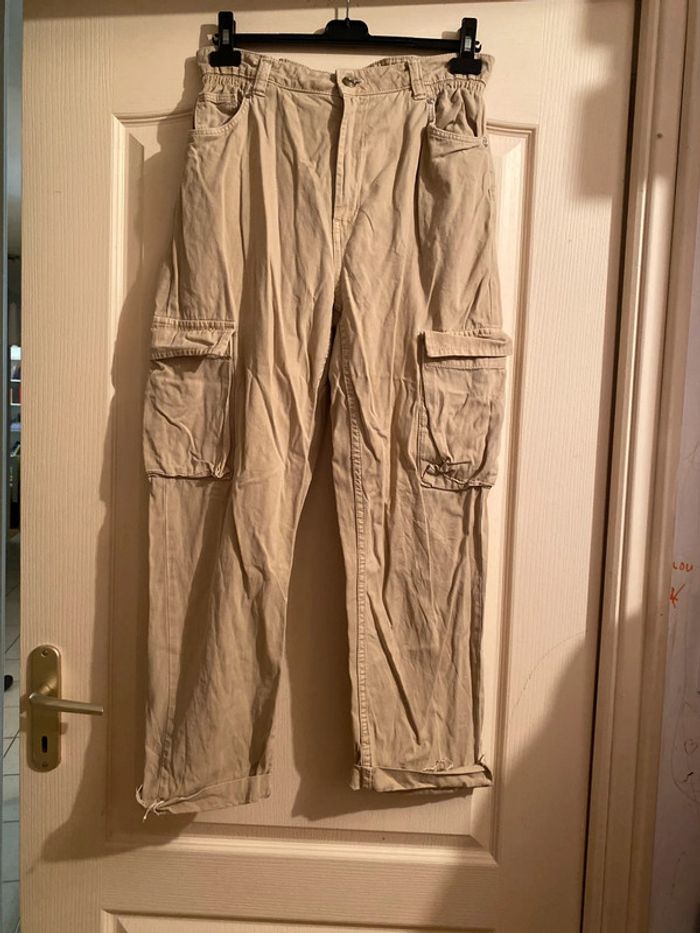 Pantalon jeans beige