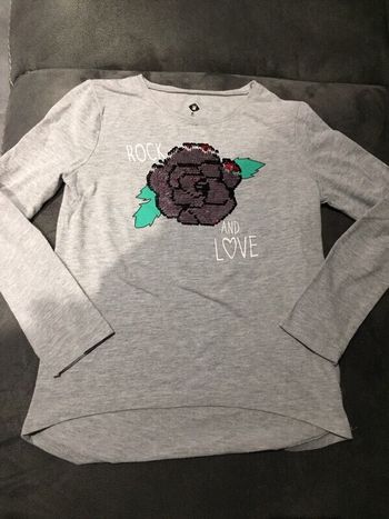 Haut manche longue à sequin