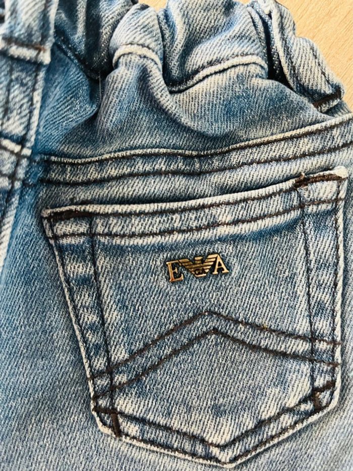 Jeans bleu bébé mixte authentique Emporio Armani - photo numéro 4