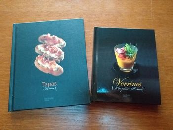 Livres de cuisine verrine et tapas