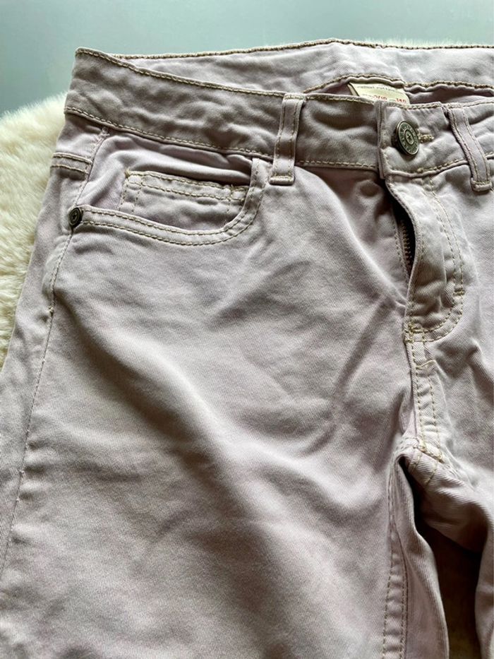 Jean rose pale Zara 9/10 ans - photo numéro 2