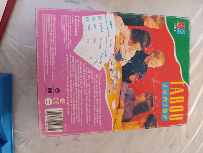 Jeu de société Tabou junior année 1996 Hasbro - photo numéro 3