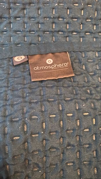 Dessus de lit bleu canard