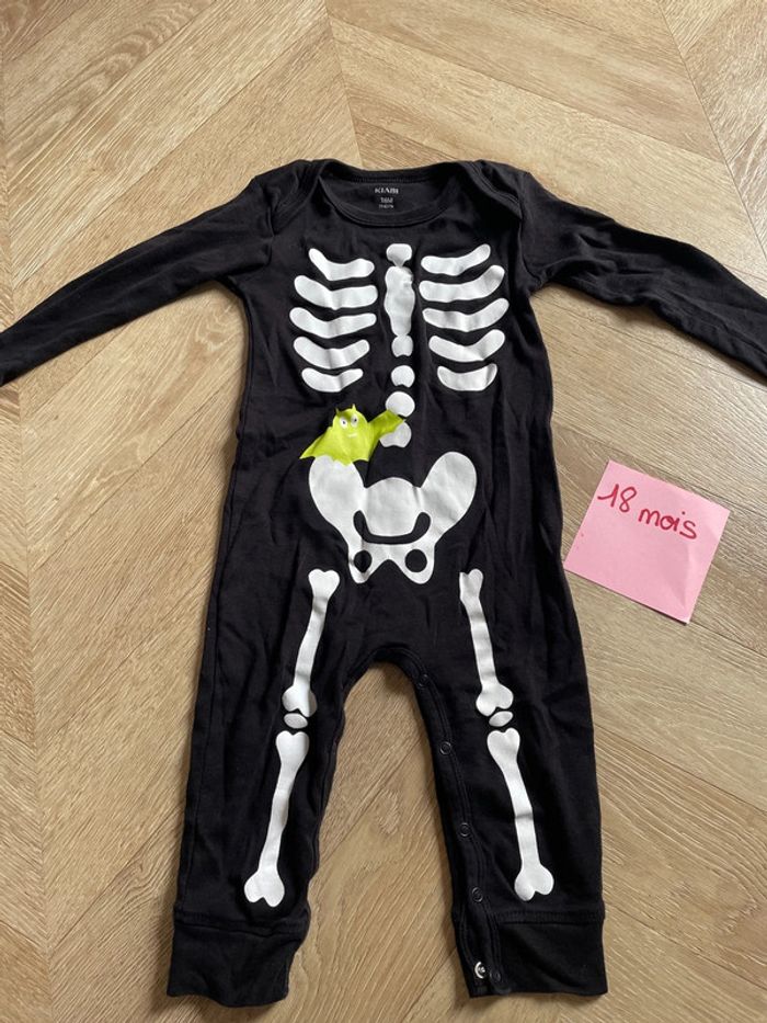 Costume Halloween squelette 18 mois - photo numéro 6