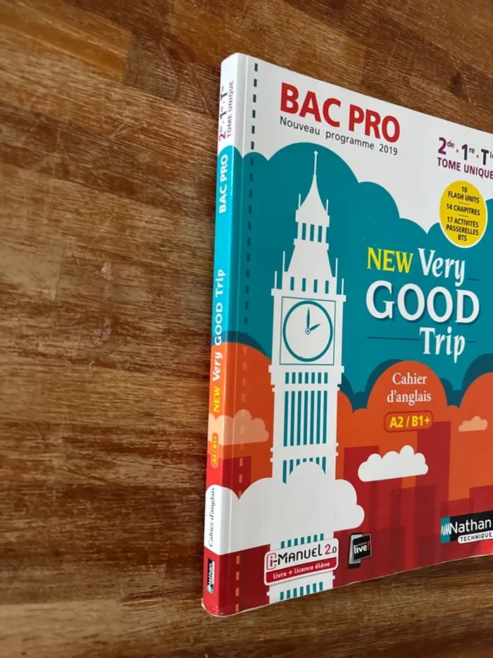 Livre bac pro New very Good trip cahier d’anglais A2/B1 - photo numéro 2