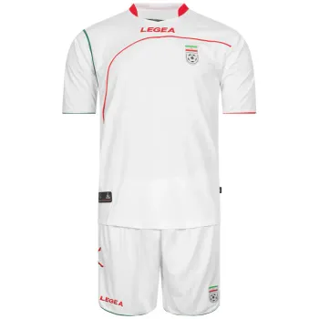 Ensemble Equipe National D'Iran Legea Blanc Homme Taille L Neuf et Authentique