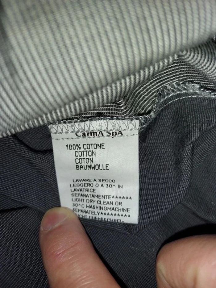 Lot de 2 chemises ML homme XL - photo numéro 3