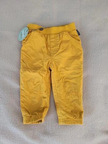 pantalon à élastique mes petits cailloux 12 mois 74 cm