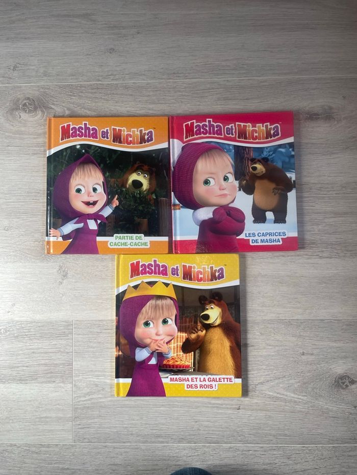 Lot de 3 livres Masha et mishka - photo numéro 1