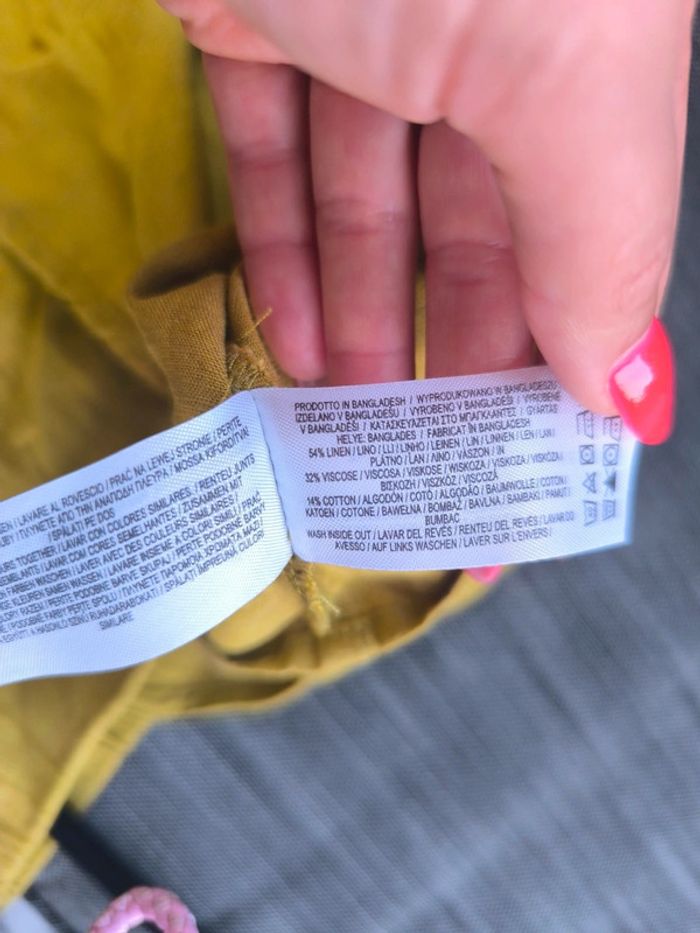 Débardeur lin vert , taille 38 , neuf, femme - photo numéro 4