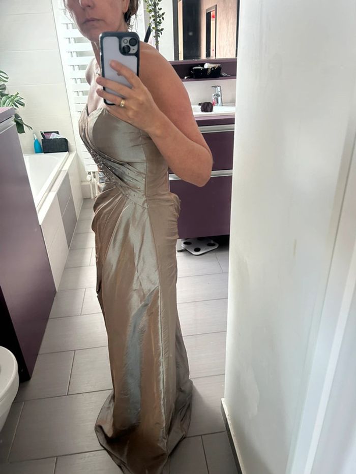 Robe bustier demoiselle d honneur - photo numéro 3