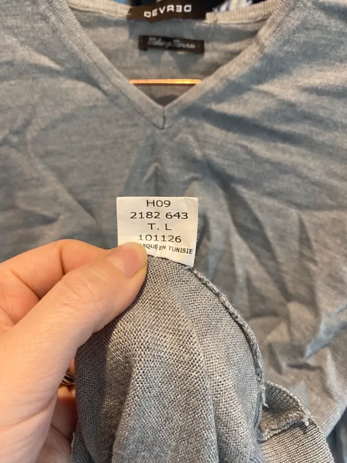 Pull Gris homme Devred - photo numéro 4