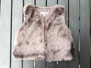 Gilet fausse fourrure