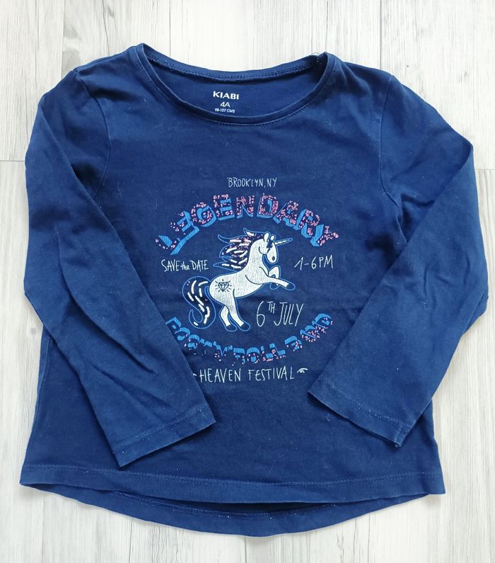 T-shirt manche longue 3/4 ans lot - photo numéro 3