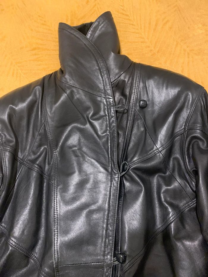 Manteau cuir véritable d’agneau - photo numéro 10