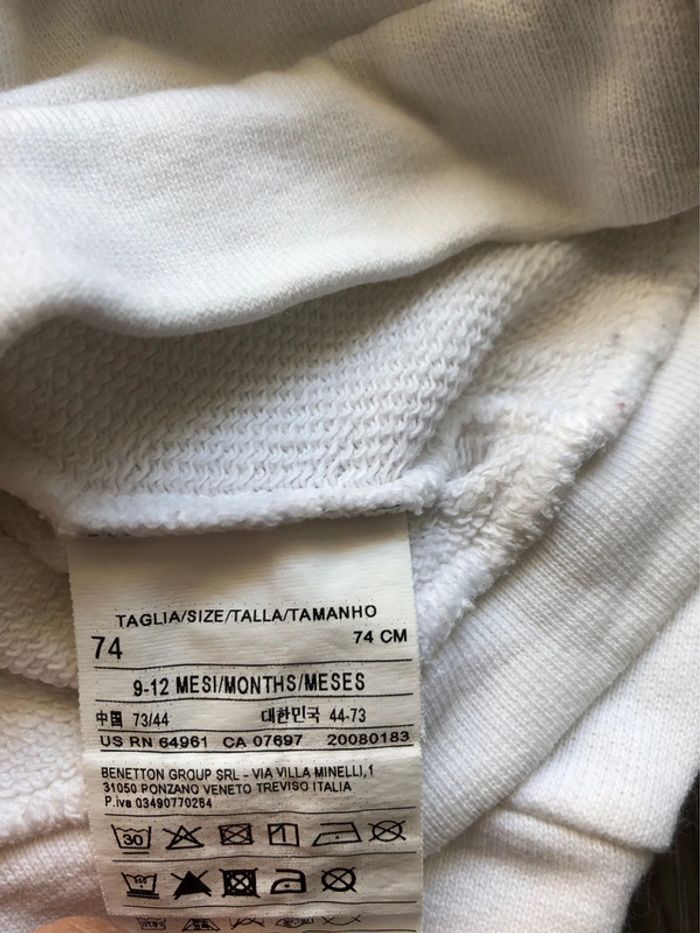 Ensemble jogging Benetton et polo Lola Palacios 12 mois - photo numéro 5