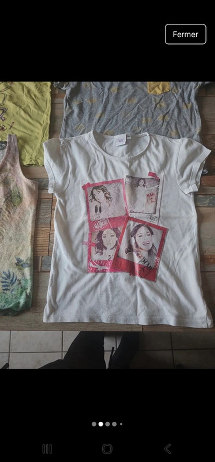 Lot de 4 t shirts fille Taille 8 ans - photo numéro 2