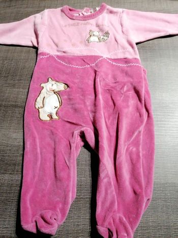 Pyjama velours 6 mois